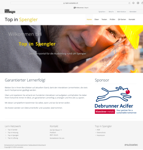 suissetec Lernportal Spengler