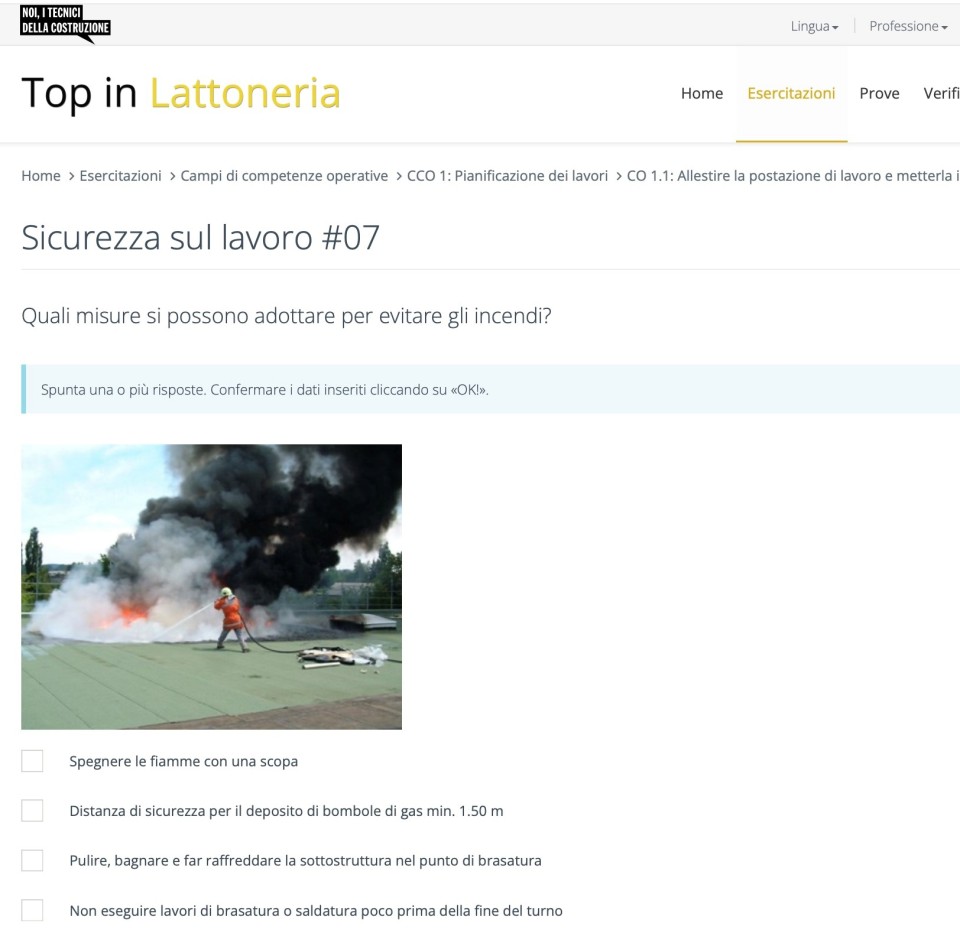 suissetec portale-di apprendimento lattoneria