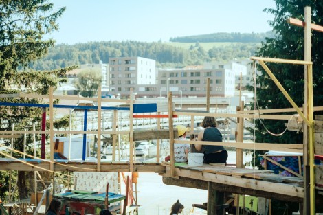 Chantier des enfants de Saint-Gall Protection au travail Technique de fixation