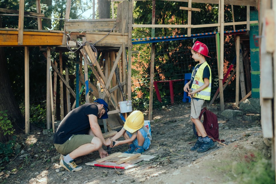 Chantier des enfants de Saint-Gall Protection au travail Technique de fixation