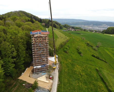 Hasenbergturm tecnica di fissaggio viti connettori per legno Hasenbergturm tecnica di fissaggio viti connettori per legno