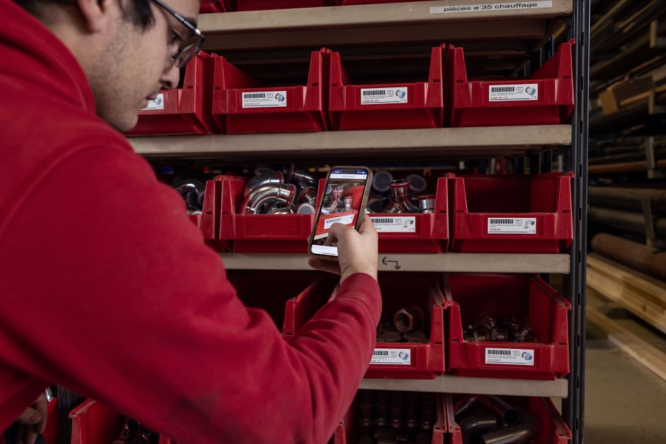 Lagerbewirtschaftung bws®code Jacot Chauffage