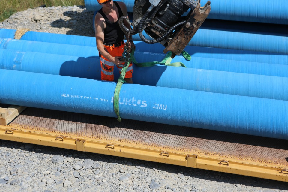 Duktile Gussrohre Steckmuffenrohre Trinkwasserleitung Muri 