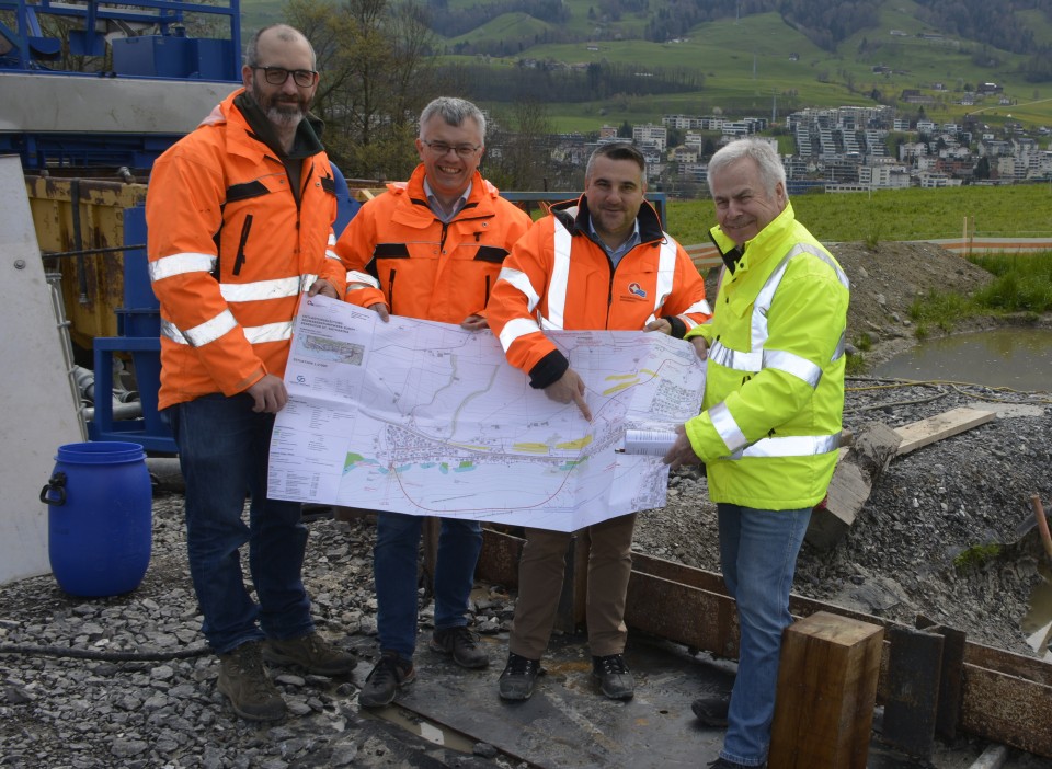Löschwasserleitung Küssnacht duktile Gussrohre