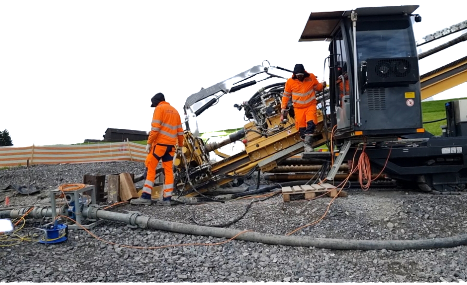 Löschwasserleitung Küssnacht duktile Gussrohre