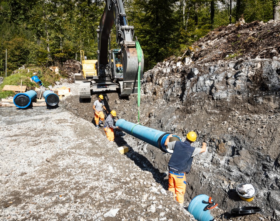 Installations hydrauliques Auli tuyaux en fonte ductile