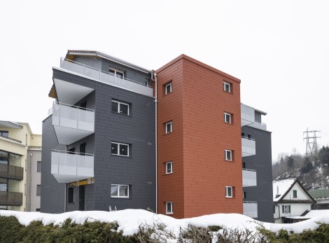 PREFA Siding Aluminiumbleche Fassadensystem PREFA Siding Aluminiumbleche Fassadensystem