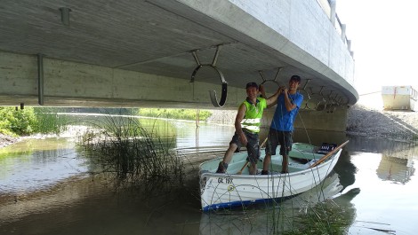 Gleitrohrschellen Ankerschienen Brücke Näfels