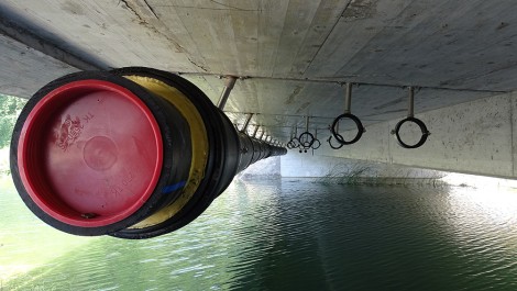 Gleitrohrschellen Ankerschienen Brücke Näfels