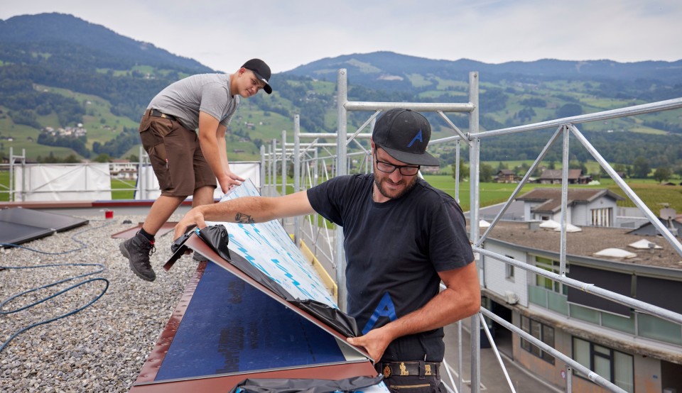 Pannelli per facciate VMZINC PIGMENTO® Seiler Käserei AG