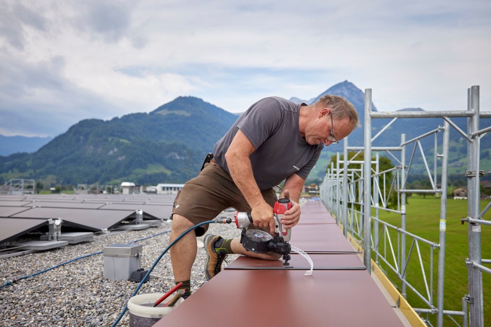 Pannelli per facciate VMZINC PIGMENTO® Seiler Käserei AG