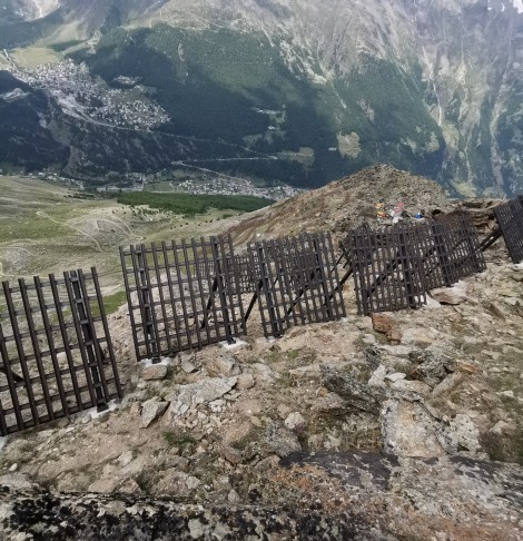 Stahlschneebrücken Wallis Stahlträger Stahlrohre Stahlschneebrücken Wallis Stahlträger Stahlrohre