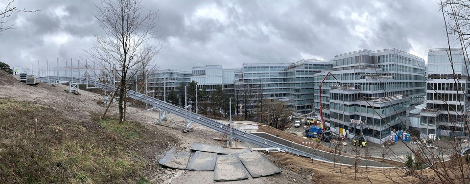 Standseilbahn Butzenbüel Stahlrohre Stahlprofile Stahlträger Flachstahl
